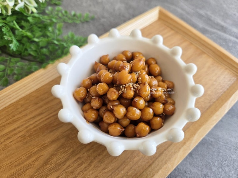 병아리콩 조림 밑반찬 종류 만들기 병아리콩 요리
