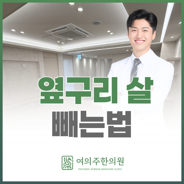  옆구리 살 빼는법, 운동해도 옆구리 살만 그대로라면?