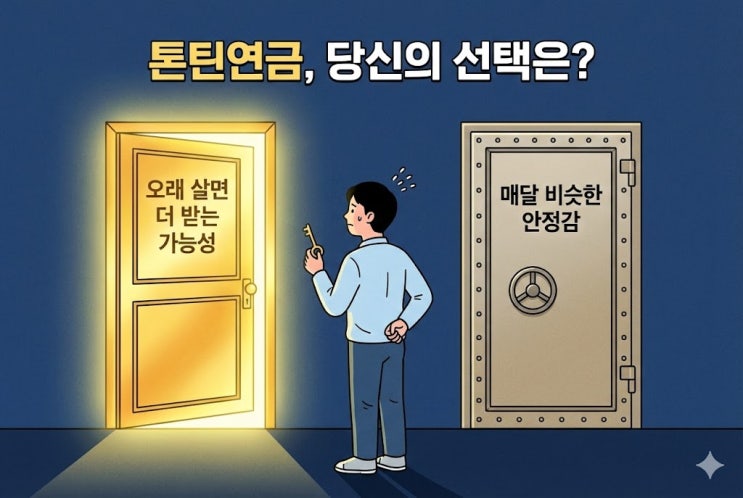  톤틴연금 수령액, 10년 더 살면 실제로 얼마나 늘어날까요?