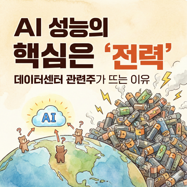  미국 AI 데이터센터 냉각 관련주가 뜨는 이유, 핵심은 전력!
