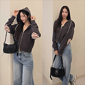 세인트제임스 봉봉 쁘띠 후드집업으로 완성한 봄 꾸안꾸룩 여성 아우터 추천