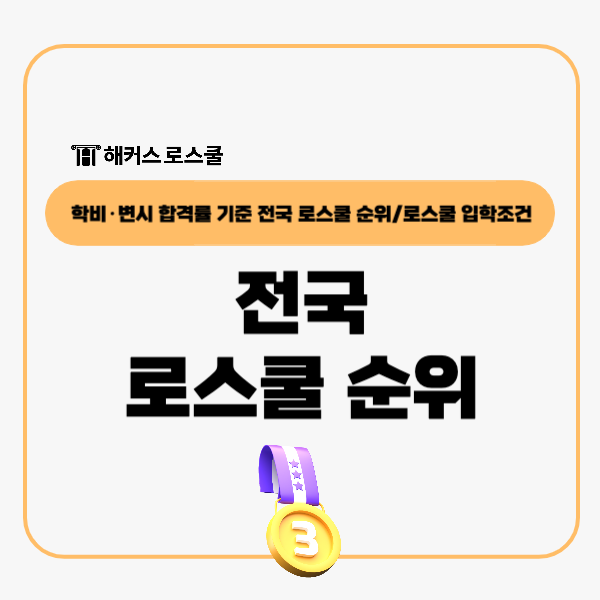 전국 로스쿨 순위 학비·변호사시험 합격률 기준으로! 법전원 입학조건은?