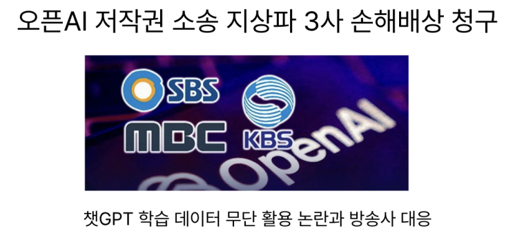  [2월24일] 지상파 3사 오픈AI에 저작권 소송, RISC-V ISO 국제 표준 추진