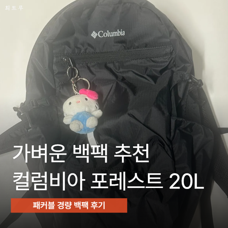 컬럼비아 포레스트 20L 패커블 경량 백팩 리뷰
