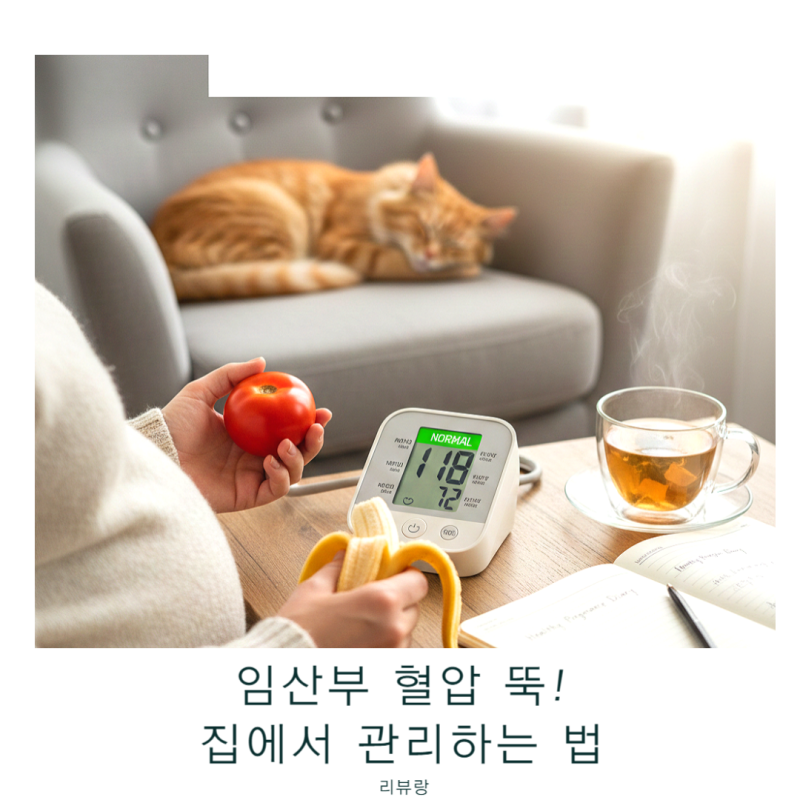 임산부 혈압낮추는법, 병원 가기 전 집에서 꼭 체크할 3가지