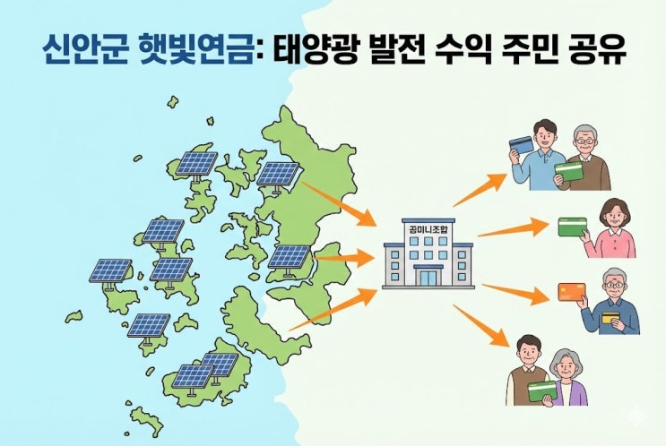  햇빛연금, 신안군 이사 가면 분기마다 얼마 받을까요? 18세 미만도 될까요?