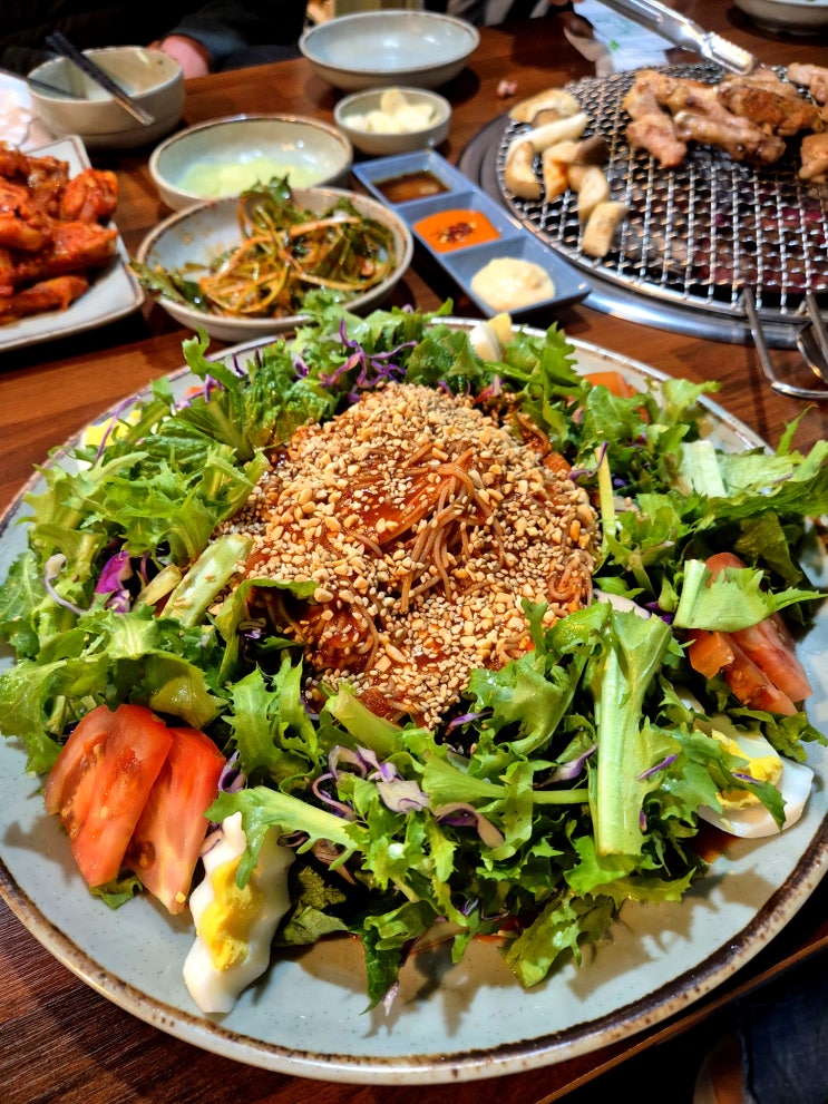  목동사거리맛집 | 곰달래길 14년 터줏대감 남춘네숯불닭갈비 & 막국수 후기