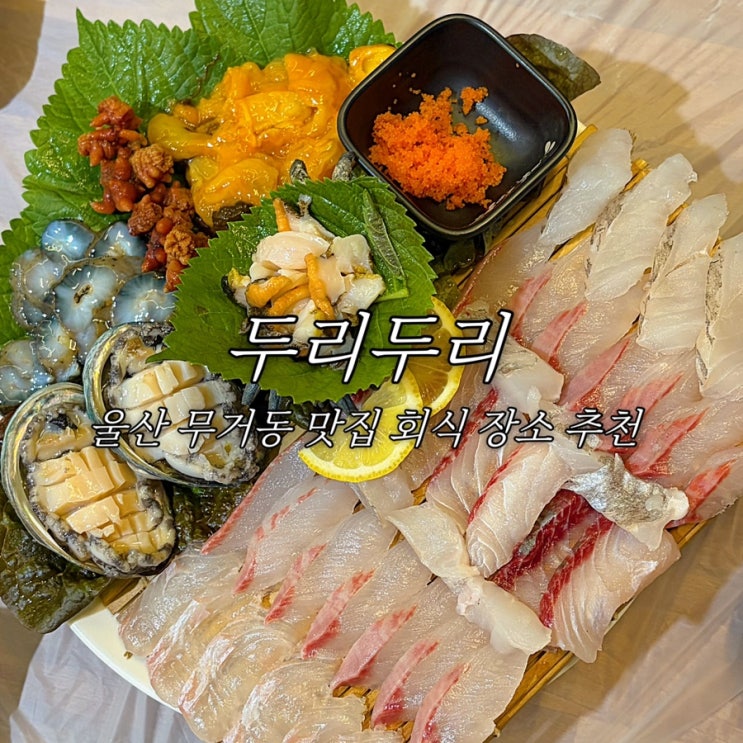  울산 무거동 맛집 두리두리 횟집 모듬회 해물 회식 장소 추천