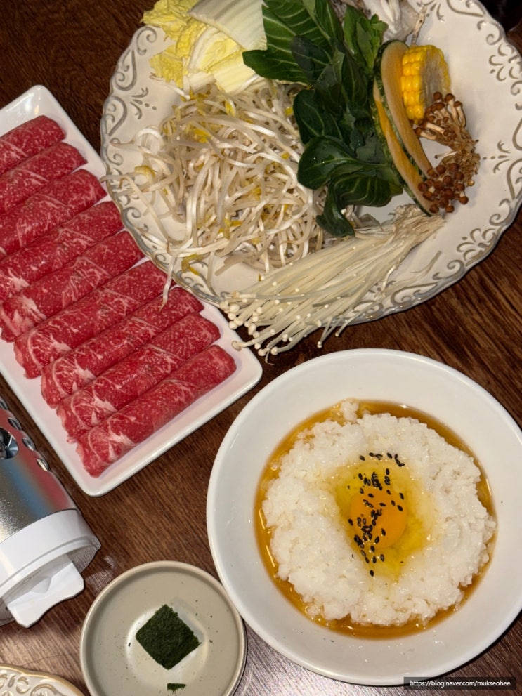  캑터스 강남 백합탕 샤브샤브 맛집 칼국수 먹자 가족외식