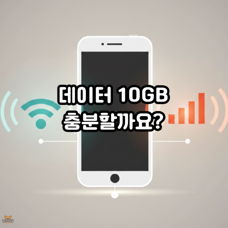 데이터 10GB면 충분할까? 알뜰폰 요금제 선택 기준 정리