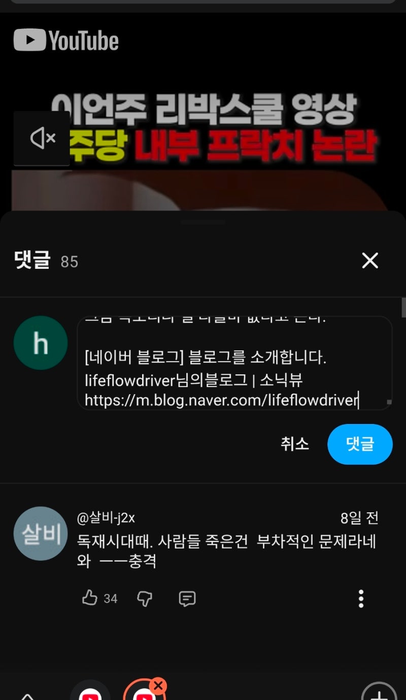 이언주가 나온다 유튜브에 내용 말하는 그 놈 말소리는 민주당에 3초 기억 물고기를 낚시해 ....
