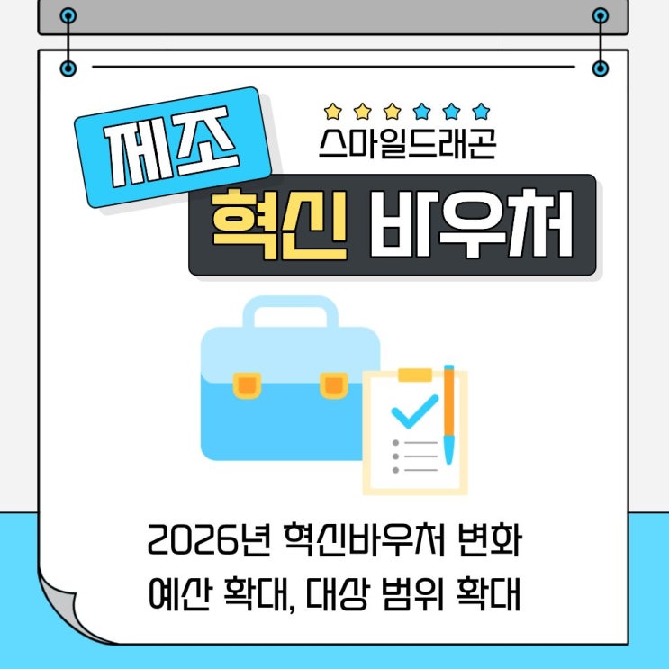  제조혁신바우처 수행기관, 선택이 결과를 결정합니다