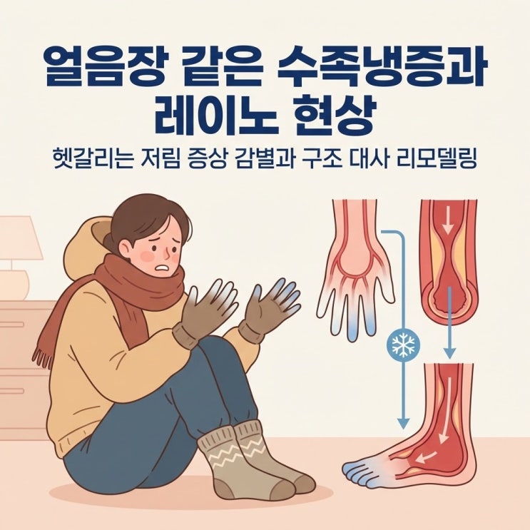  수족냉증 레이노 현상 손발 저림 흉곽출구증후군 감별 및 통합 치료