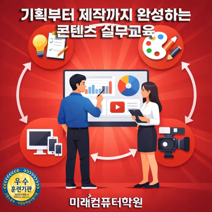   부산,김해,양산 국비지원 멀티미디어콘텐츠제작전문가 과정 포토샵·일러스트·프리미어·에펙 배우고 자격증 + 취업까지 한 번에!