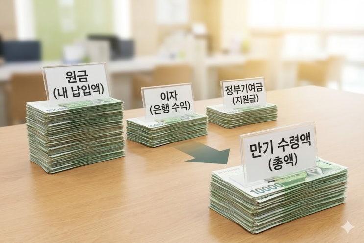  청년도약계좌 만기 수령액, "5년 뒤 통장에 찍히는 숫자 공개"
