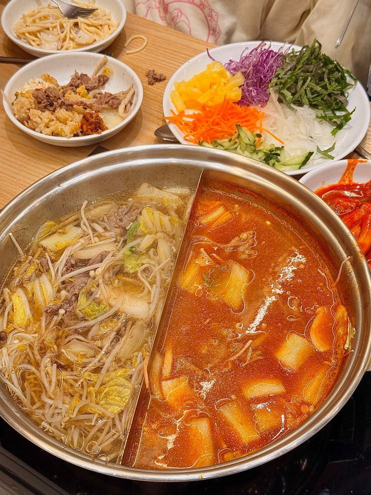  구미 무한리필 형곡동 샤브20 가성비 점심 맛집 아이랑 가족외식