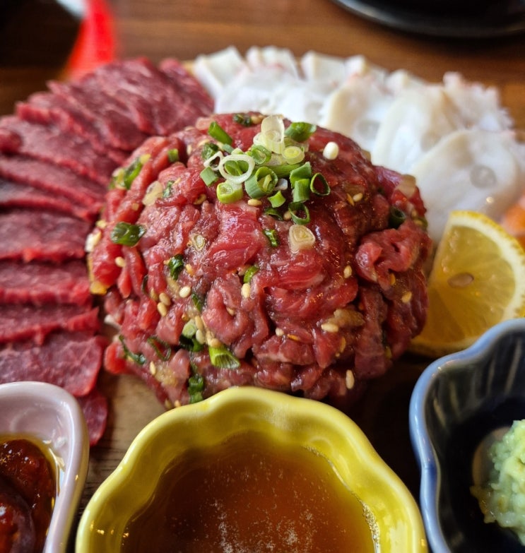  시청역 육회 맛집 ‘육회한바다’ 스페셜세트(한우육회+숙성연어+참문어숙회) 심야맛집 솔직후기