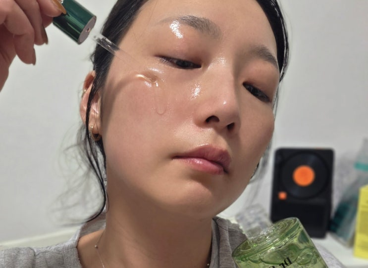  자민경 깐달걀 피부 세럼 저자극 필링 관리 후 발라요