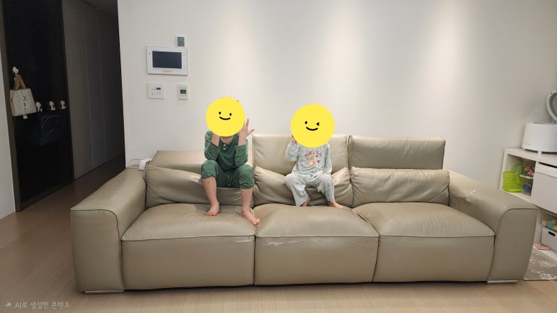 리바트 라에르 소파 4인 추천ㅣ아이있는집 소파 교체 착석감 좋은 소파 구매 후기