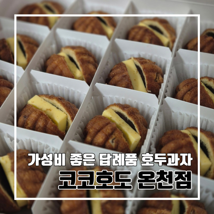  부산 온천장 가성비 좋은 답례품 호두과자 : 코코호도 온천점 l 주차 내돈내산