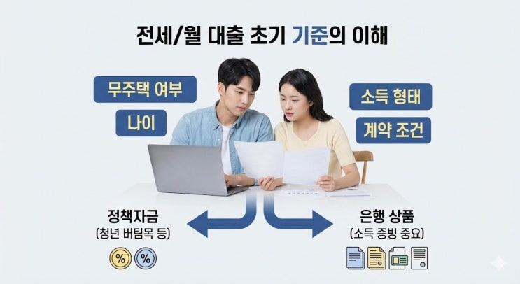  전월세대출, 나는 어디까지 가능할까요? 무직자부터 신생아특례까지 조건 비교