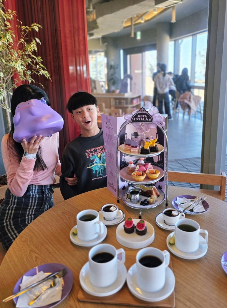  제주도 애월 카페 추천 심쿵 포켓몬 애프터눈티세트 스페이스컵