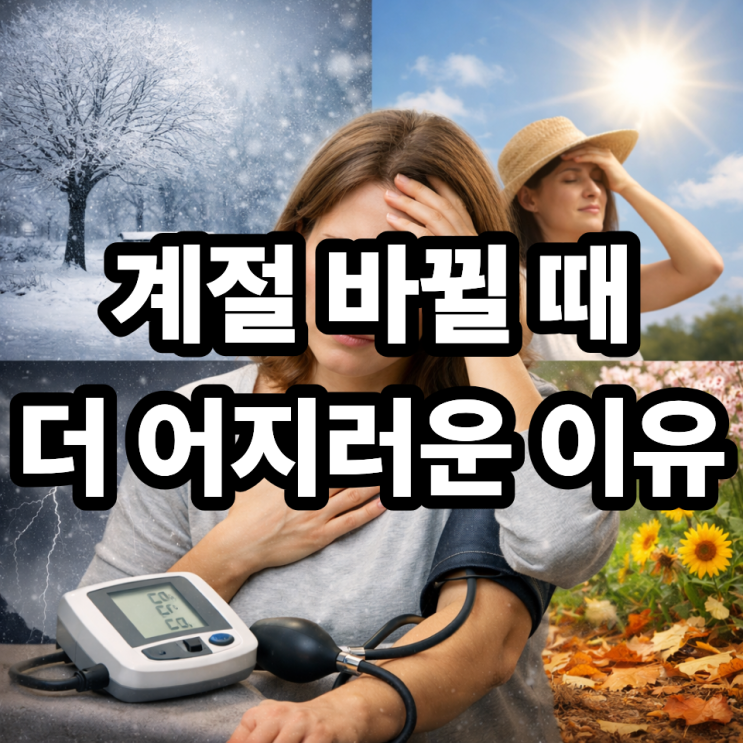  저혈압과 날씨 변화  계절 따라 달라지는 증상 차이