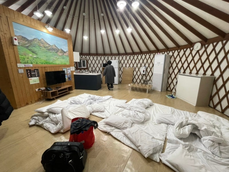 용인자연휴양림 숙소 예약방법, 짚라인과 몽골 온가족여행