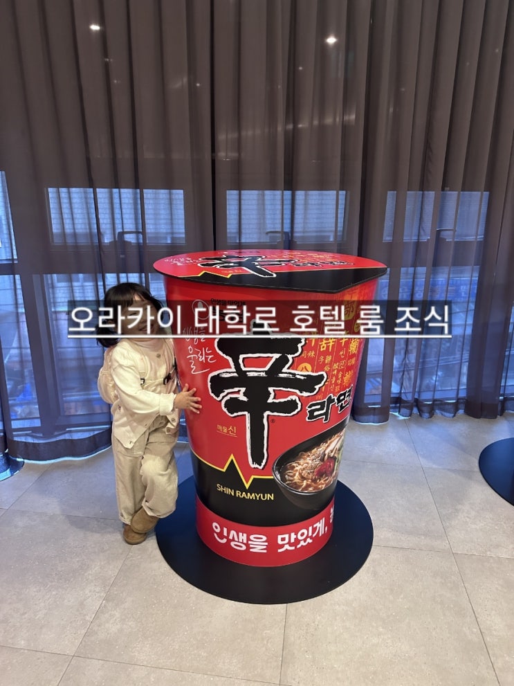  서울 종로 오라카이 대학로 호텔 조식 룸 안내 서울대 병원 근처 숙소