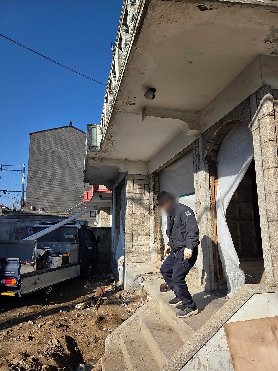 수원 시스템비계 주택 리모델링 현장 사례 안내