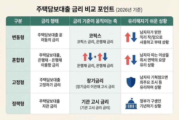  주택담보대출 금리, "최저"보다 내 조건이 먼저인 이유