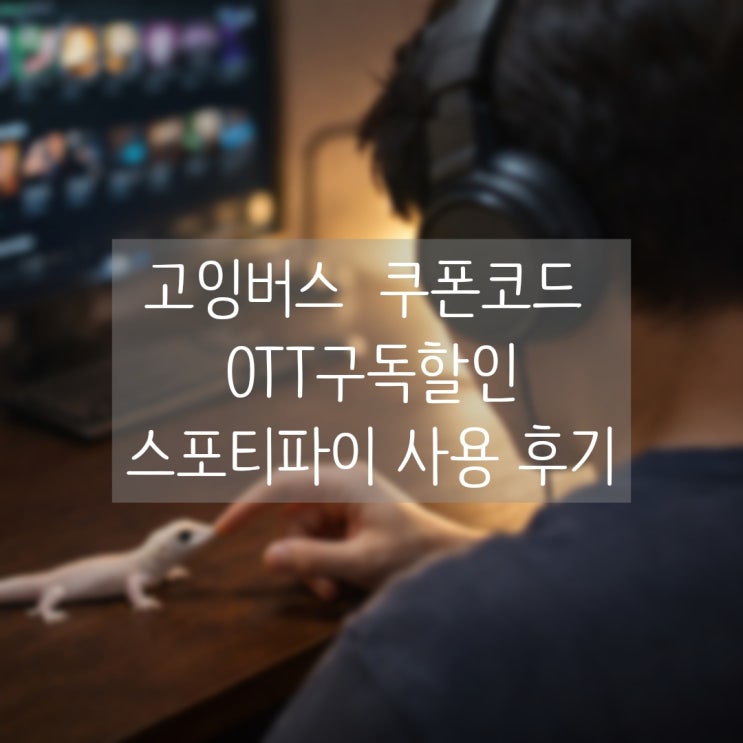  고잉버스 쿠폰코드 OTT구독할인 스포티파이 사용 실제후기