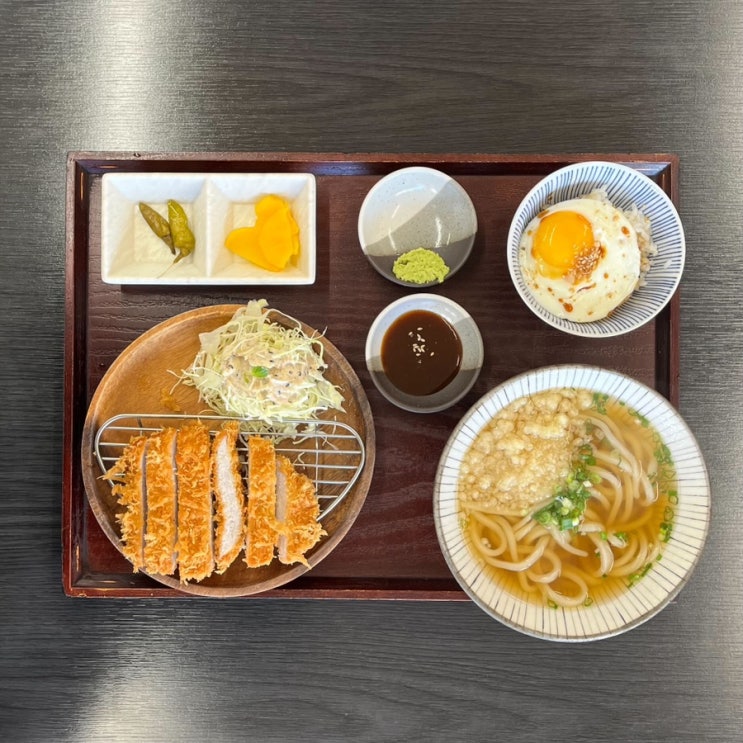  목동역 맛집 명성우동｜쫄깃한 자가제면 우동과 겉바속촉 돈까스
