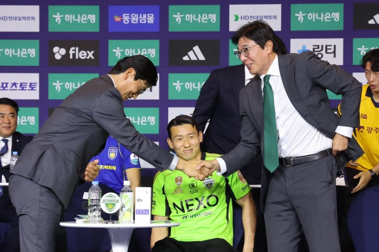  전북 정정용 감독, 우승 자신감! 대전 황선홍 감독에 도발?!
