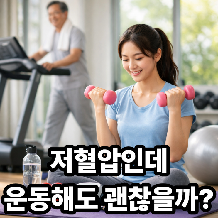  저혈압 환자의 안전한 운동 가이드  어지럽지 않게 운동하는 방법