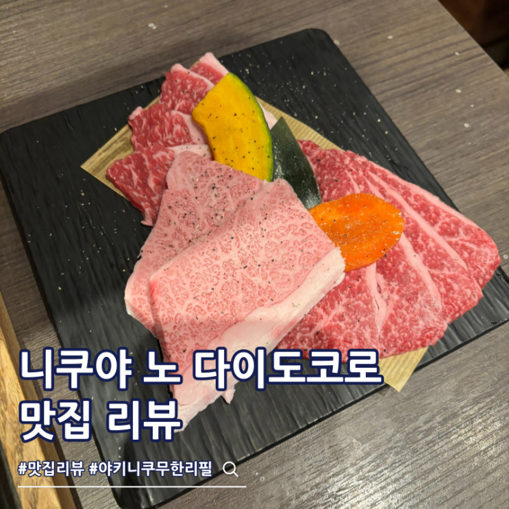  도쿄 신주쿠 야키니쿠 무한리필 니쿠야 노 다이도코로 가성비 맛집 추천