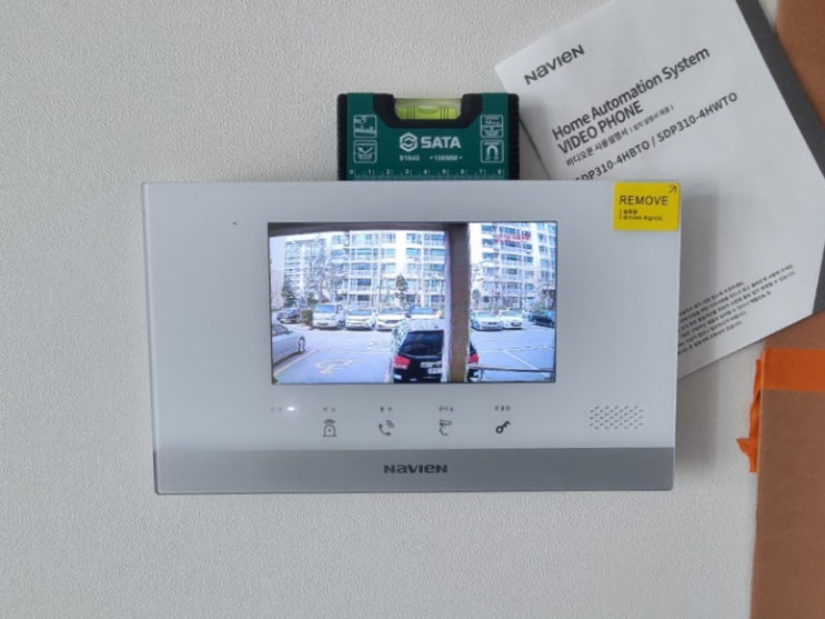  안산 단원구 고잔동 호수공원아파트 경동 비디오폰 SDP-310 설치