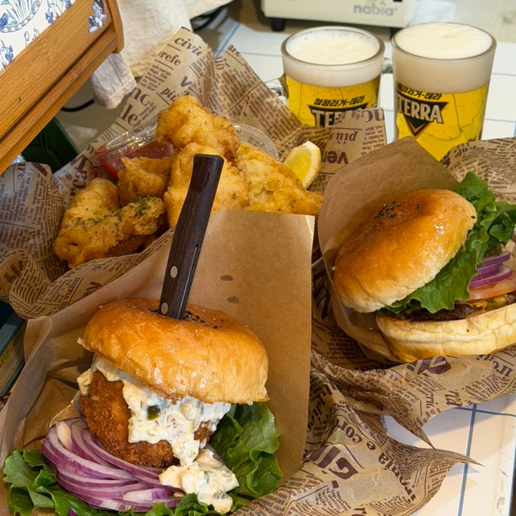  [연남동 흑백요리사 수제버거 맛집] 가좌역 애견동반 가능한 햄버거 맛집, 8nrm 팔도강산버거
