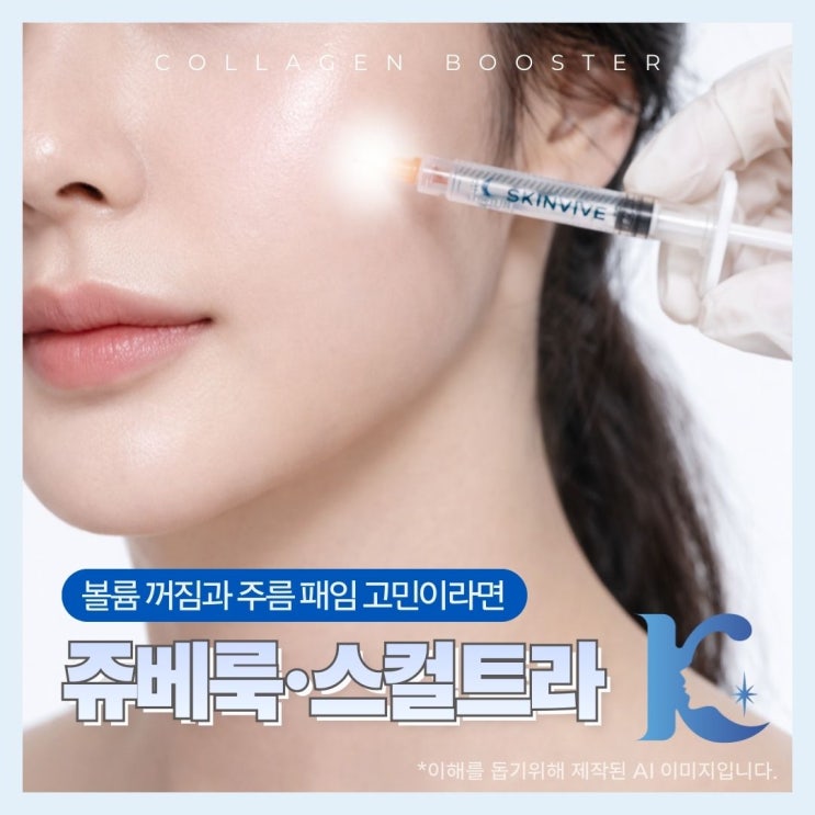  광주스컬트라 주름과 꺼짐 자연스럽게 완화하는 쥬베룩볼륨 콜라겐주사까지