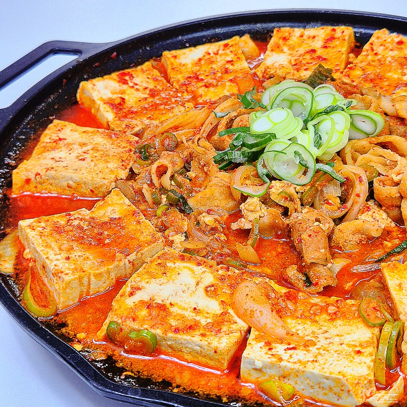 백종원 들기름 두부조림 레시피 매콤 대패삼겹살 두부조림 만드는법