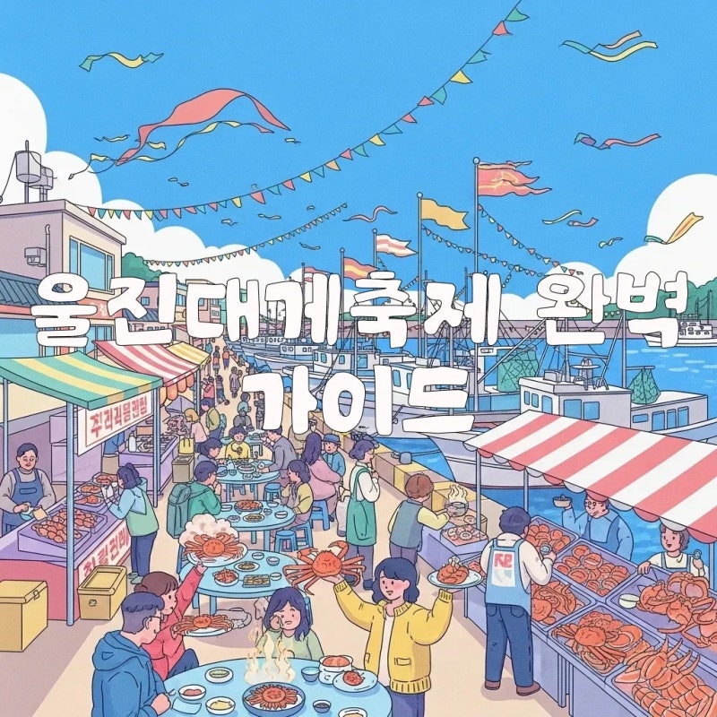 2026 울진대게축제: 일정, 주차, 후포항 완벽 가이드