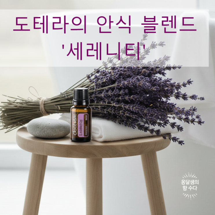  『감정 오일』 자꾸 뒤척이는 밤 스트레스 완화와 불면증에 도움 되는 천연 숙면 오일, 세레니티 이야기