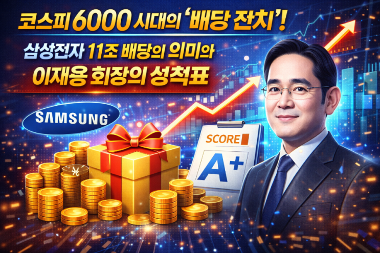 삼성전자 11조 <b>배당</b>의 의미와 <b>이재용</b> 회장의 성적표