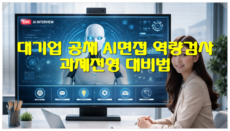  대기업 공채 AI면접 역량검사 과제전형 대비법