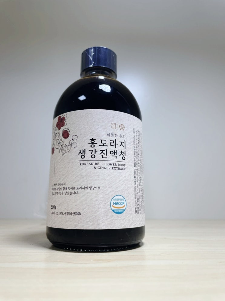  환절기 마다 목이 칼칼할 때 직빵! 도라지미 홍도라지생강진액청으로 최약체 우리집 남자들 편도 관리 끝 (feat. 맛보기 콩고물도라지정과 진짜 찐이다!!! 강추~!! )