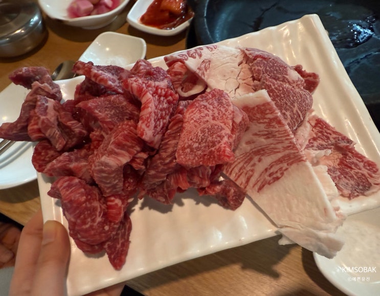 의정부 고산맛집 외양간한우 생고기정식 점심특선