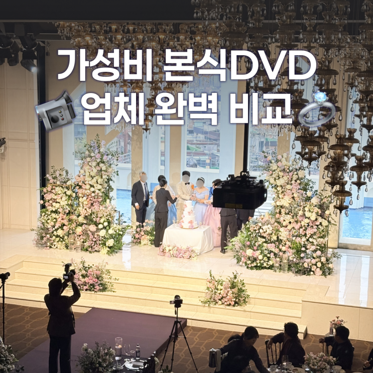 가성비 본식DVD 업체 BEST6 - 가격 장점 비교 (화이트톤, 피치톤)