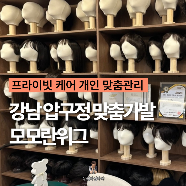  여자항암가발 모모란위그 강남 압구정 맞춤가발 무료상담 후기
