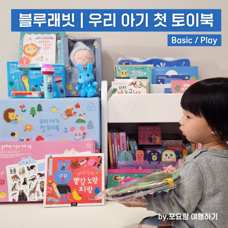 블루래빗 첫 토이북 풀세트 베이직/플레이 언박싱 : 두돌아기 전집 추천