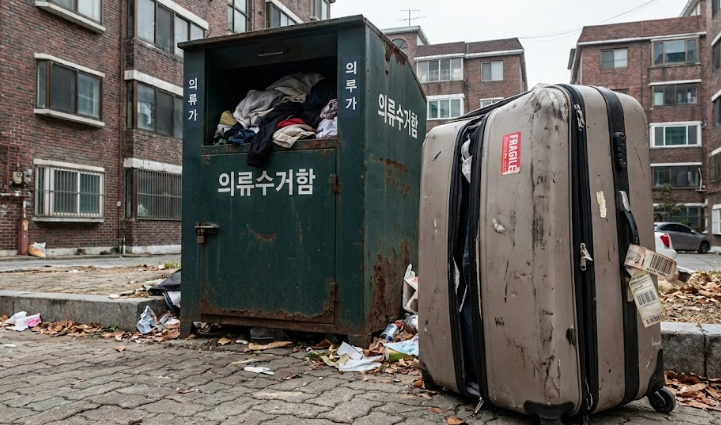 가방 버리는법, 의류수거함에 넣으면 과태료?